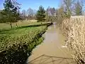 Après la station des Lorrains, une zone inondable à sa confluence avec le Loing