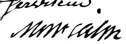 Signature de Louis-Joseph de Montcalm-Gozon