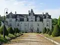 La façade principale, vue du nord