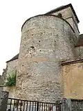 Chevet de l'église.