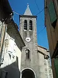 Le clocher.