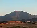 Mont Arcosu, vue du nord, près de Siliqua