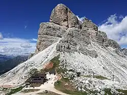 Le Monte et la Forcella Averau.
