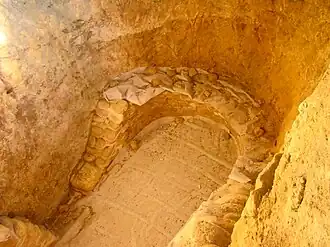 Intérieur de la citerne.