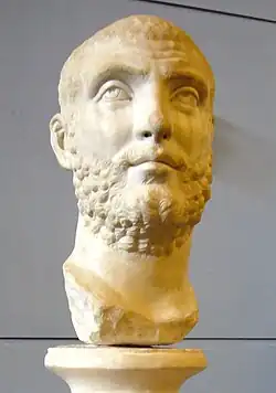 buste d'homme barbu