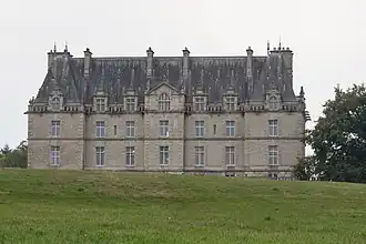 Château de la Grée de Callac : vue générale.