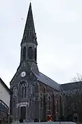 Le clocher de l'église paroissiale.