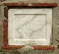 Plaque funéraire de Arnaud Guillaume de Montesquieu (1324-1374) et sa mère (+&nbsp;1324).