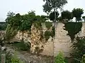 Les remparts côté sud.