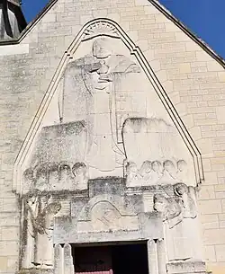 Le haut du portail.