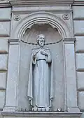 Statue de la façade