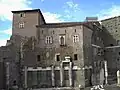 Vestiges de l'exèdre occidentale.