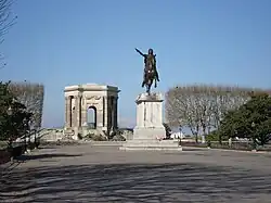 L'esplanade du Peyrou par Charles Auguste Daviler