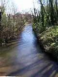 L'Avance en amont du pont-canal, vue vers le sud.