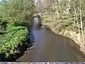 L'Avance en aval du pont-canal, vue vers le nord.