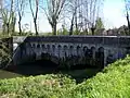 Façade nord du pont-canal.
