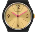 Montre électronique à affichage analogique. Avec l'aimable autorisation de Swatch Group.