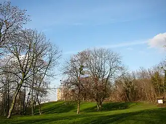 Le parc des Beaumonts à Montreuil.
