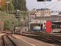 Les trois types de voies ferrées.