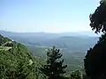 Les monts Ruffiens vus depuis Cervara di Roma