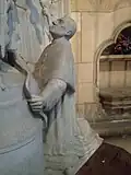 Détail de Eugène-Stanislas Le Senne aux pieds de Sainte Jeanne d'Arc