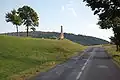 Monument dédié au crash de l'avion.