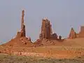 Le Totem Pole à Monument Valley.
