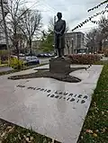Sculpture d'Émile Brunet et André Gilbert située au Parc du boulevard Langelier à Québec