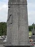 Monument aux Morts 1914-1918 - Vue de droite (O.J.A. du 28-01-1919)