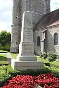 Le monument aux morts.