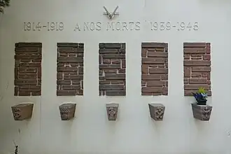 Le monument aux morts de la Seconde Guerre mondiale.