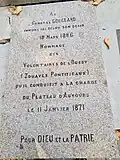 La tombe du général Gougeard