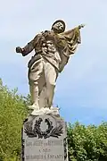 Saint-Julien-sur-Reyssouze « Poilu mourant en défendant le drapeau »
