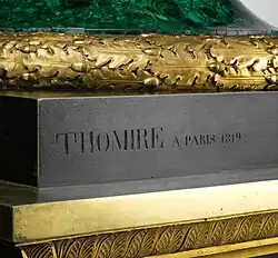 signature de Pierre-Philippe Thomire