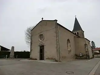 Vue de l'église Saint-Jean-Baptiste.