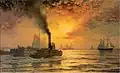 New York Harbour, sans date
