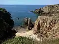 Tréac'h Er Vénigued (côte nord-ouest de l'île).