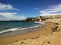 La plage de Port-Bara.