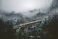Jonction ferroviaire près de Keddie.