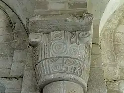 Chapiteau du second doubleau, côté sud.