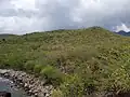 Morne Machette vu depuis la pointe à Sel.