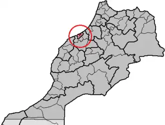 Localisation de Préfecture de Casablancaعمالة الدار البيضاء