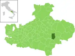 Localisation de Morra De Sanctis