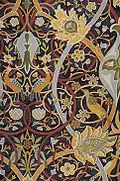 Détail du tapis Bullerswood (1889).