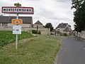 Entrée de Mortefontaine, le village.
