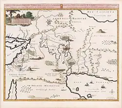 Situation du Paradis Terrestre, 1700