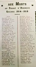 Morts de 1914-15