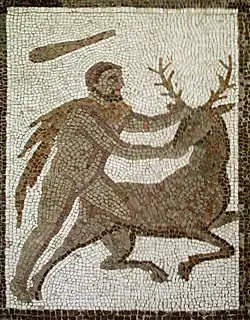Hercule capturant la biche de Cérynie