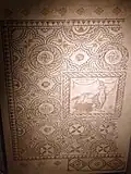 Mosaïque romaine de Zeus et Léda