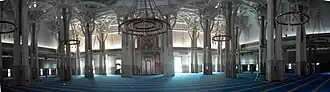 Intérieur de la mosquée de Rome
